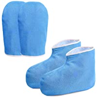 Noverlife cera de parafina botines guantes- mitones baño de cera Mano tratamiento de pies spa cubierta- Calor Terapia…
